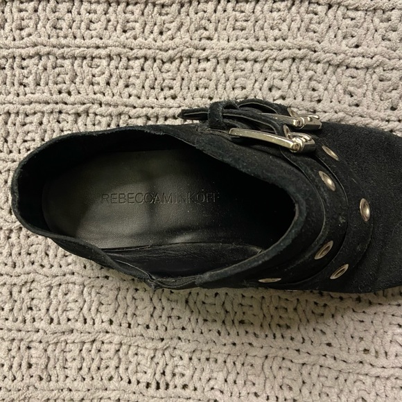 RebeccaMinkoff Austen suede buckle booties - Picture 12 of 14
